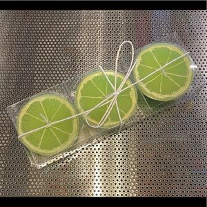 Unscented lime fruit candles by Ashland